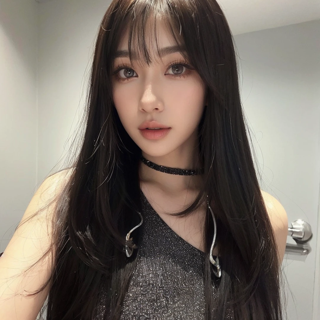 (Best quality, 8k, 32k, Masterpiece, UHD:1.hoto of glamorous Japanese woman, 1girl, ((Huge breasts :1.5)), (abs, slender figure, perfect body :1.2), medium-short hair: 1.1, (wet black erotic dress: 1.1), (indoor, night :1.2), lay down on bed, ultra-detailed face, detailed lips, detailed eyes, double eyelid