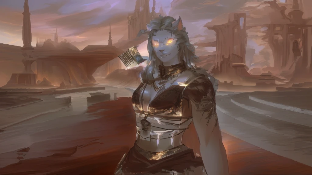 a beautiful catgirl anthro, ffxiv heavensward landscape, detailed fantasy character, dramatic lighting, rich colors, cinematic composition, concept art, digital painting, (best quality,4k,8k,highres,masterpiece:1.2),ultra-detailed,(realistic,photorealistic,photo-realistic:1.37),dynamic pose,intricate details,exquisite textures,vibrant colors,dramatic shadows,glowing eyes,detailed facial features,flowing hair,elegant dress,detailed jewelry,mysterious atmosphere,fantastical setting