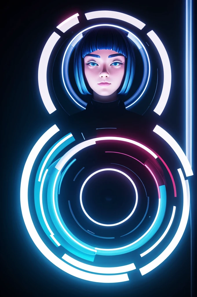 Cut technopor circle