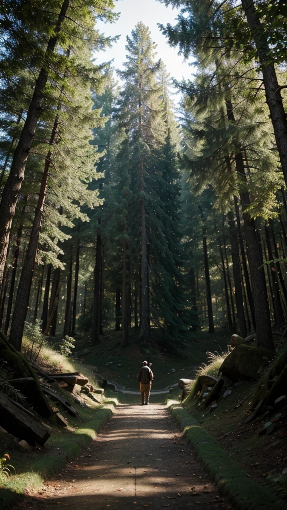 Unreal animals in the magic forest