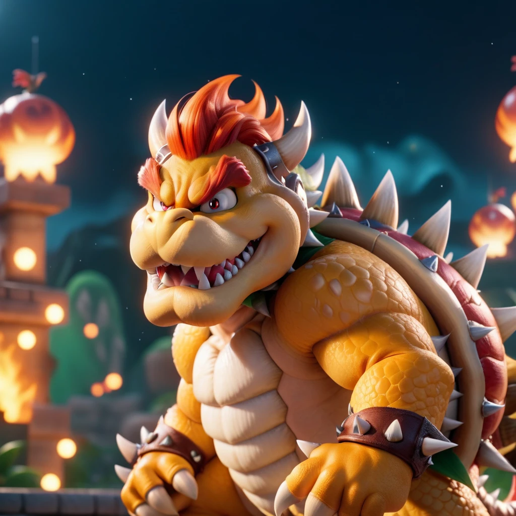 cinematic photo bowser, fantasy world . 35mm photograph, film, bokeh, professional, 4k, highly detailed