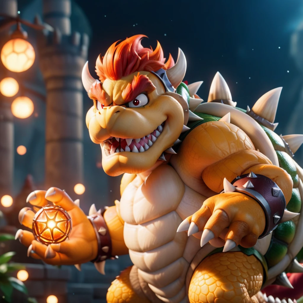 cinematic photo bowser, fantasy world . 35mm photograph, film, bokeh, professional, 4k, highly detailed