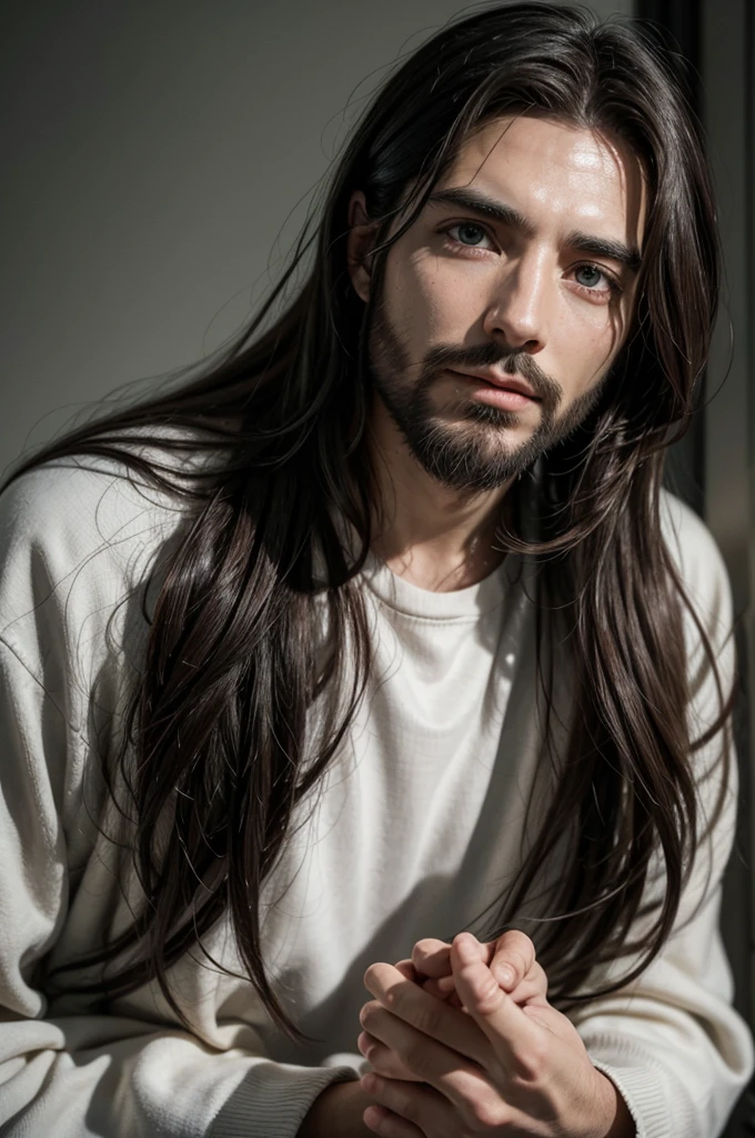 create an image of Jesus Christ, speaking