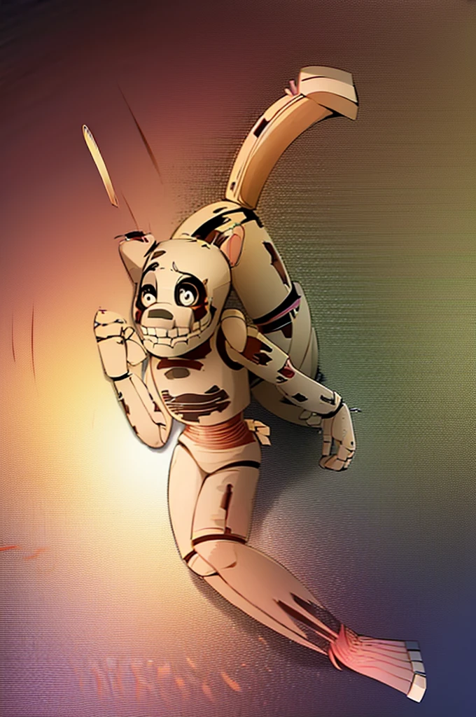 Springtrap next to Charlie morningstar