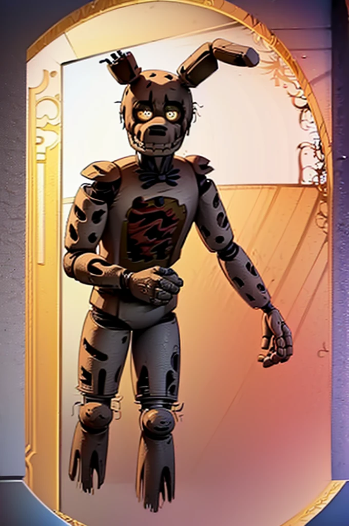 Springtrap next to Charlie morningstar