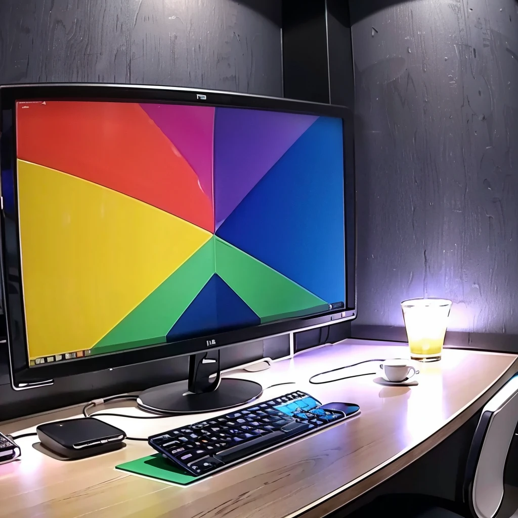   pc in image vibrant colors
