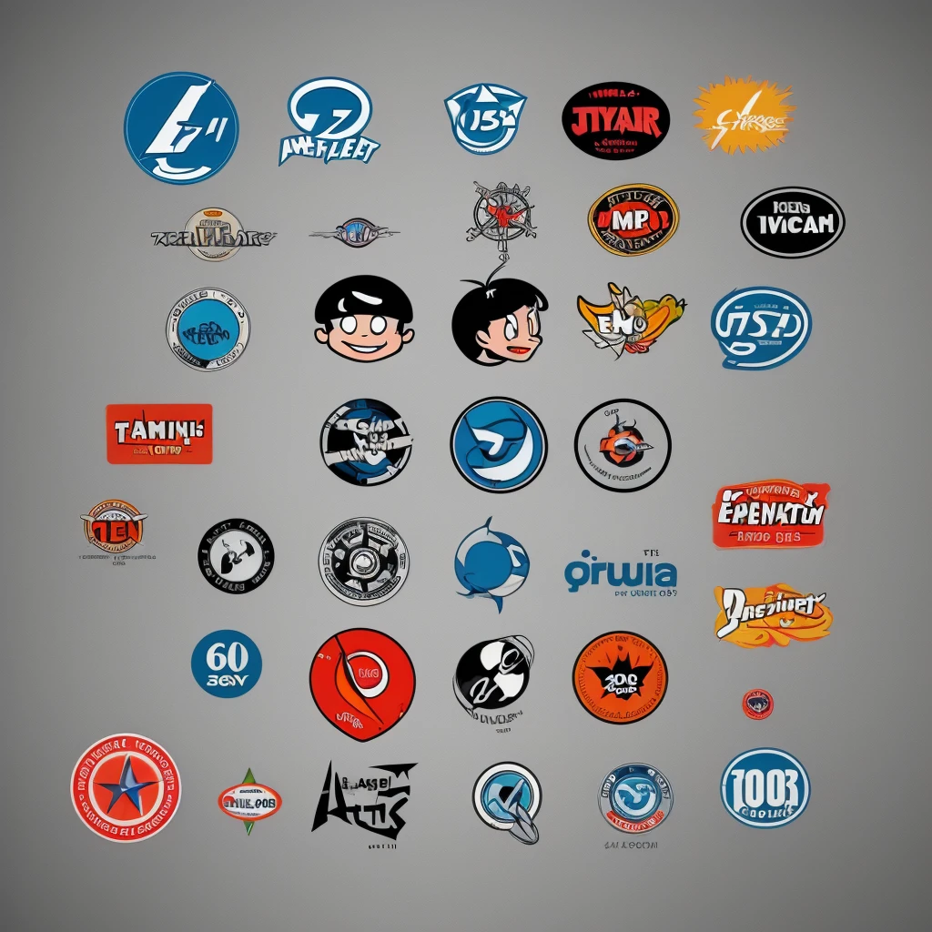 A cartoon logo from the 60s