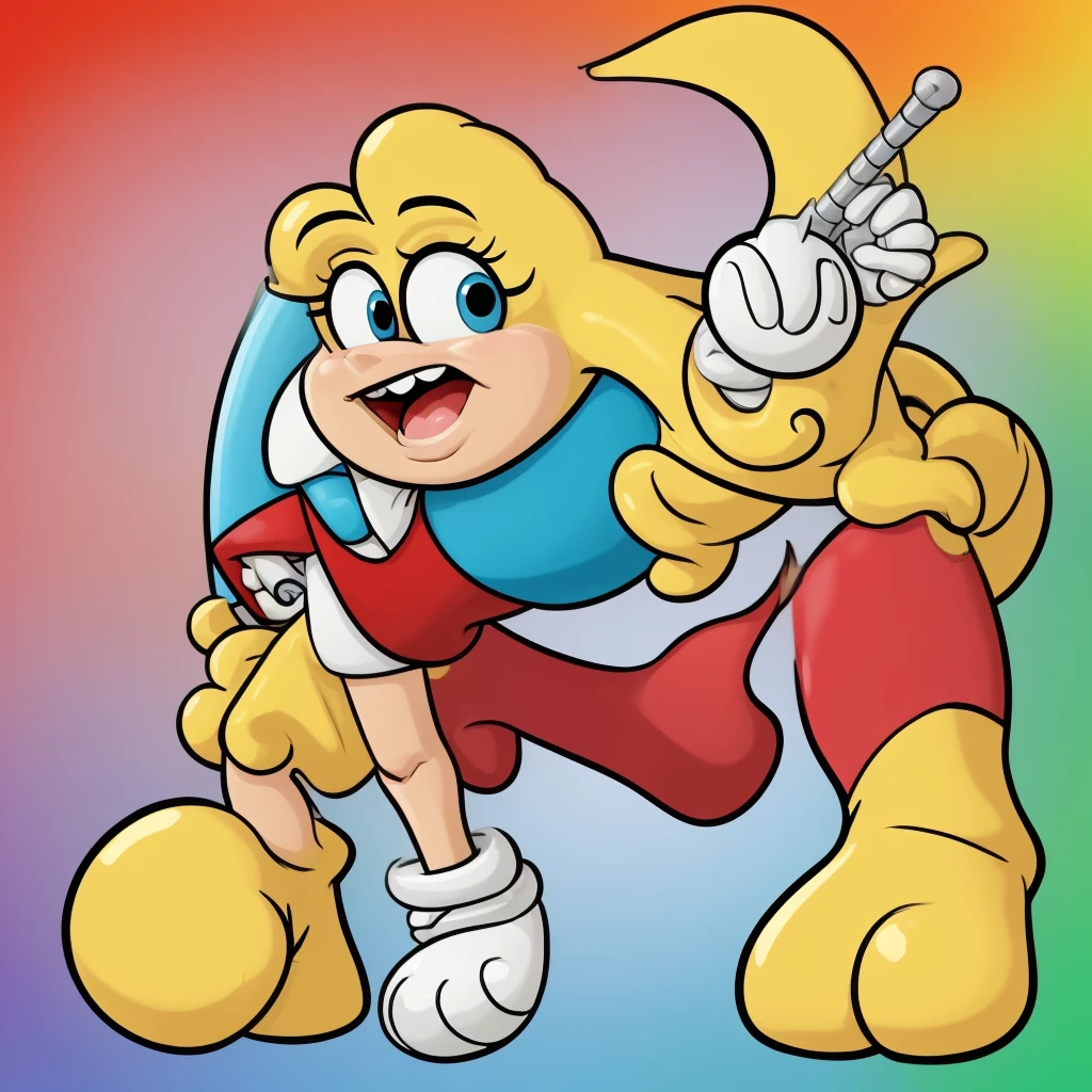 Logo of an old cartoon character