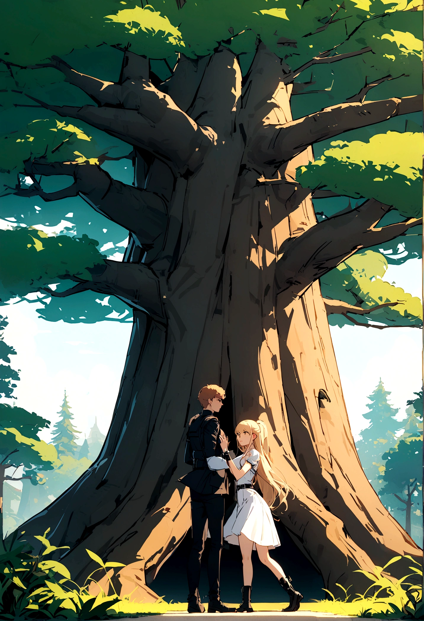 Big ceibo tree, hooking up with a girl