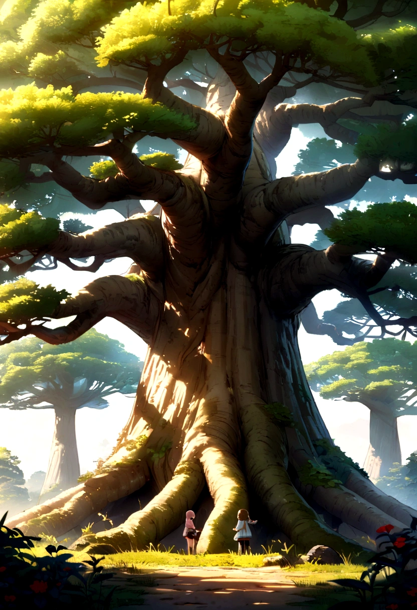 Big ceibo tree, hooking up with a girl