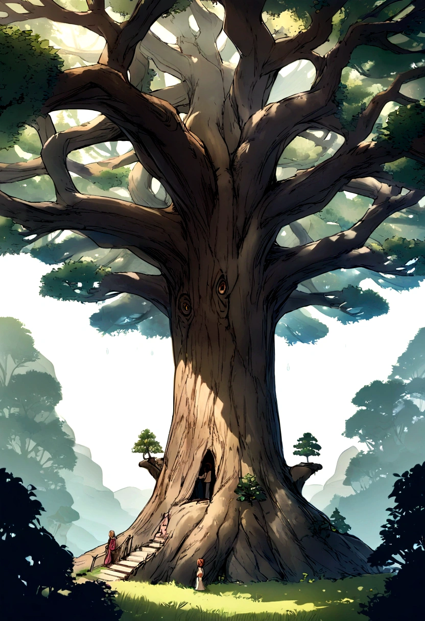 Big ceibo tree, hooking up with a girl