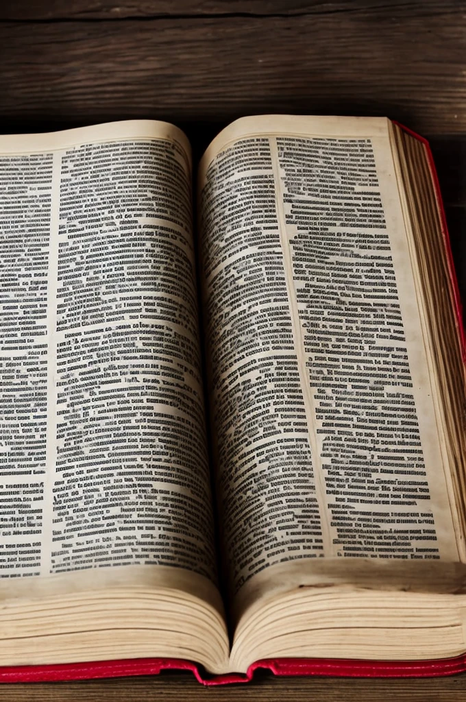Bible with red letters