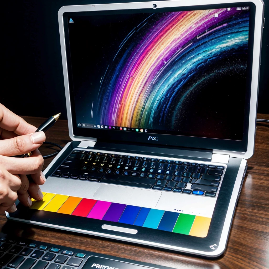 pc in image vibrant colors