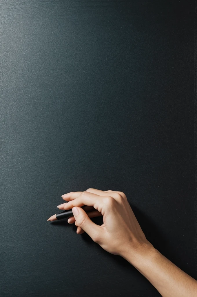 image of a person drawing on a blackboard