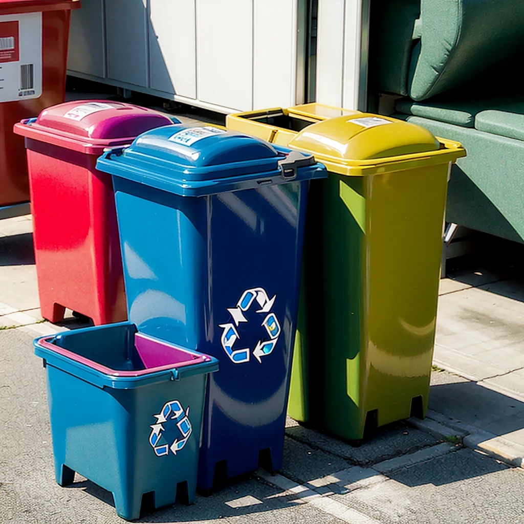 recycle in vibrant colors