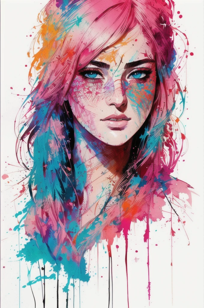 strong warrior princess, centered, key visual, intricate, highly detailed, breathtaking beauty, precise lineart, vibrant, comprehensive cinematic, Carne Griffiths, Conrad Roset, (the most beautiful portrait in the world:1.5)
