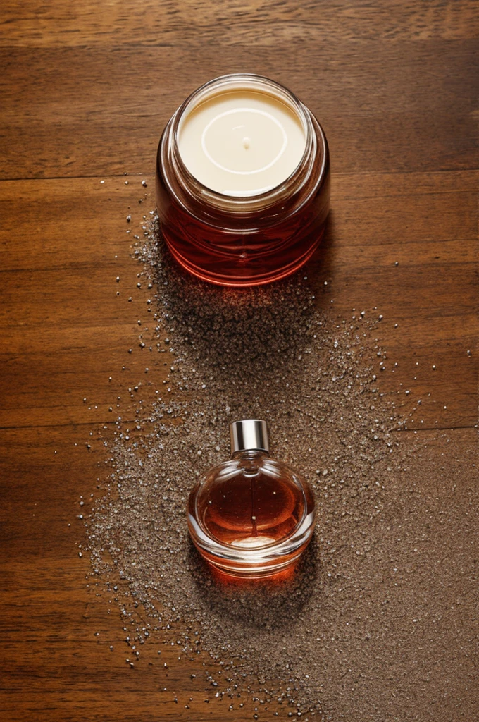 What a spilled perfume looks like
