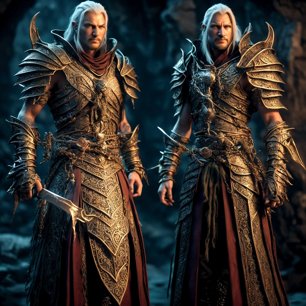 Dragon man, wingless, green eye, warrior chain mail, sword on waist, shield on back, acid scenery,"Design inspired by the fantasy world of Dungeons and Dragons, with dramatic and stunning lighting, packed with creative details. Ultra-fine 3D design, featuring magical and intricate scenery, incredible scenery. Boasting clarity of Animation resolution, HD graphics, high-quality rendering, high-octane rendering"