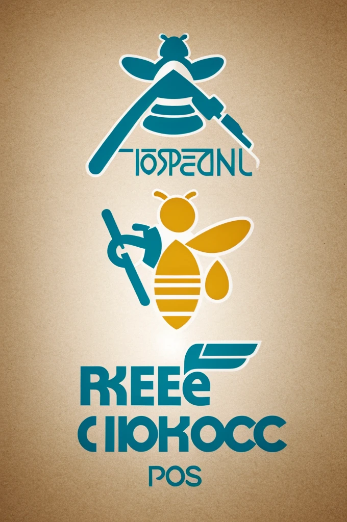 A logo for a pharmaceutical company in the shape of a bee