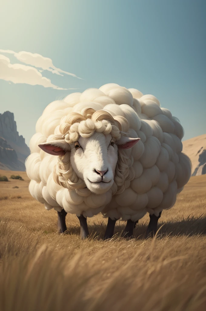 Make some illustrations of the parable of the lost sheep from the Bible, drawing shape