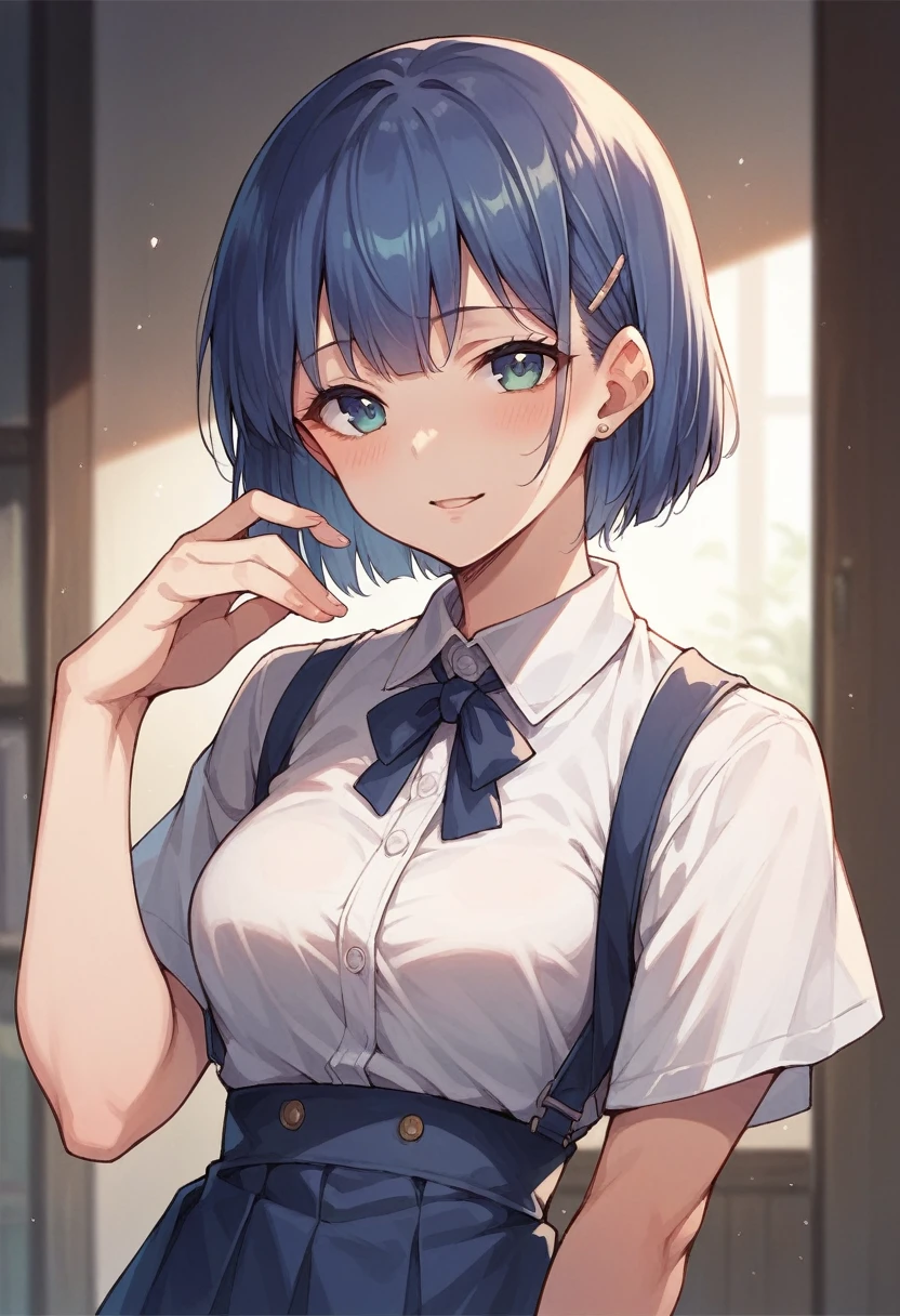 a girl dressed in clothes, seductive anime girl, anime style Ecchi, Oppai, Kuro Usagi