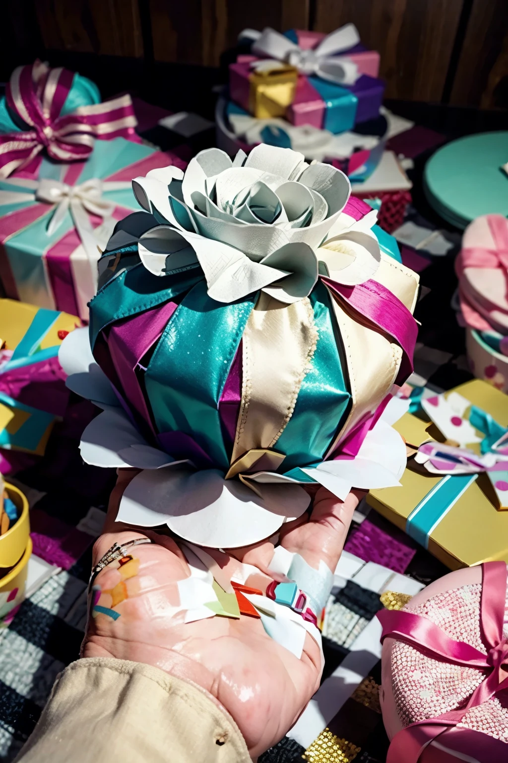 PAPER CRAFTS , with pastel colors , DESIGNS FOR PARTIES AND GIFTS