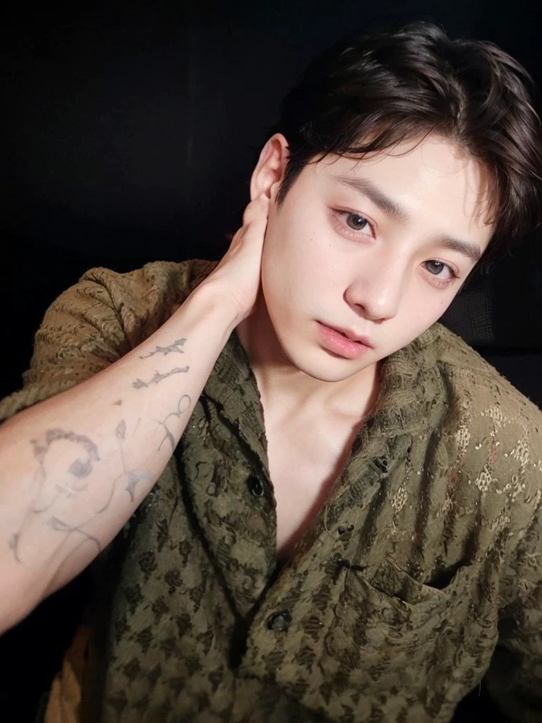 Jungkook, Jeon jungkook, JK, 8K, Child boy, best qualityer, high resolution, 8K, details Intricate, (realisitic, highy detailed)