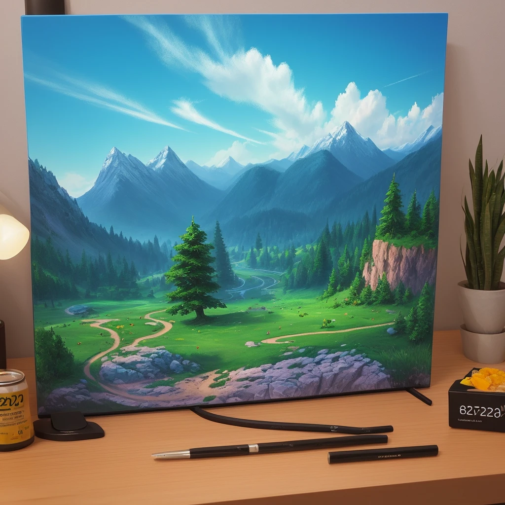 make a landscape with 2.048 x 1.152 pixels