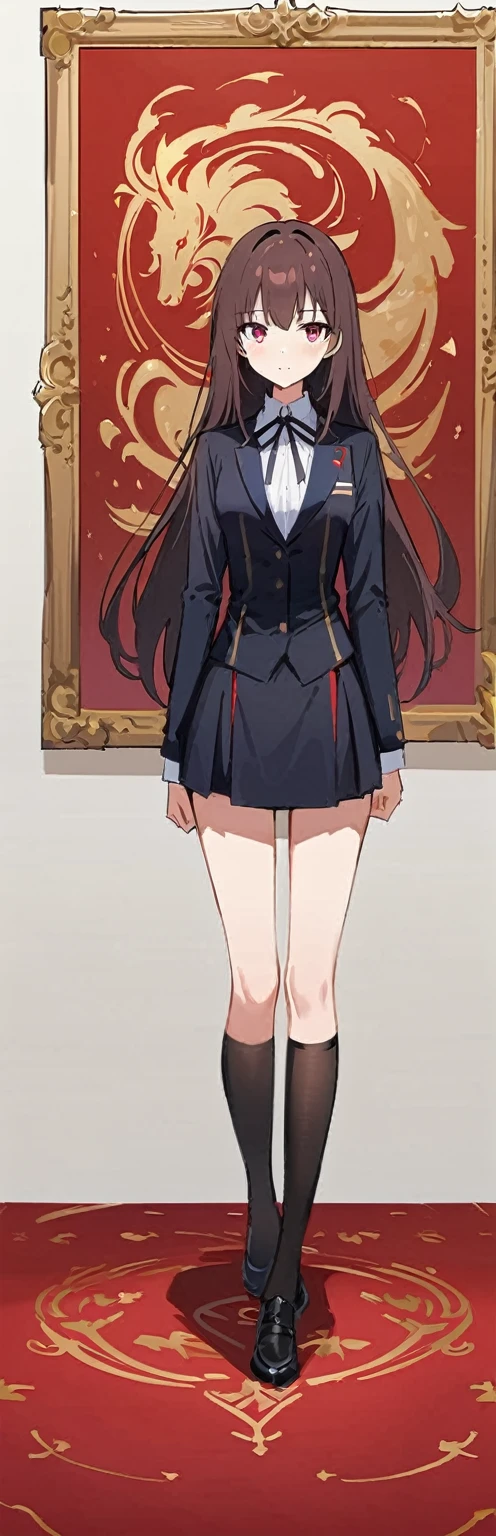 (work of art, best qualityer:1.2), 1 girl, standing alone,standing_to divide,
yuuki mikan, long hair,blackw无袖短背心 sem calcinha ,blackw
