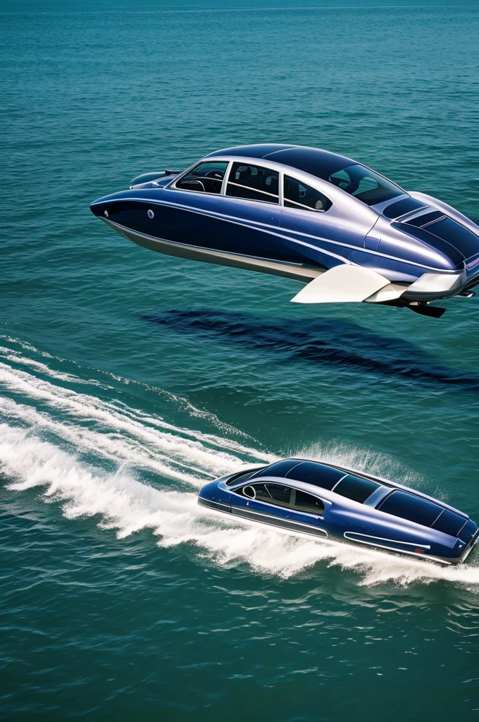 A car that flies, floats in the water, let him dive and go to space
