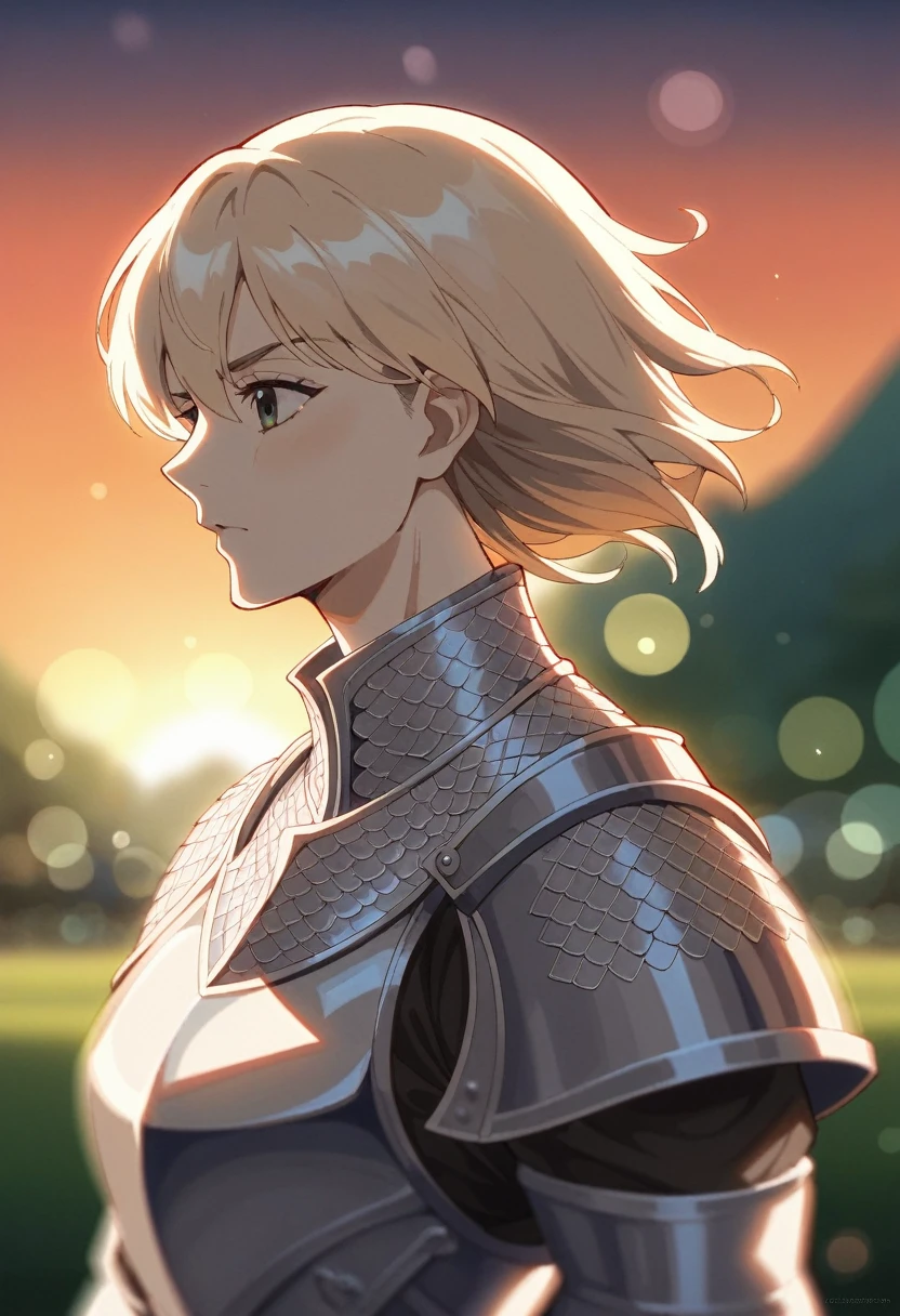 (masterpiece), (extremely intricate:1.3), (realistic), portrait of a girl, the most beautiful in the world, (medieval armor), metal reflections, upper body, outdoors, intense sunlight, far away castle, professional photograph of a stunning woman detailed, sharp focus, dramatic, award winning, cinematic lighting, octane render  unreal engine,  volumetrics dtx, (film grain, blurry background, blurry foreground, bokeh, depth of field, sunset, motion blur:1.3), chainmail