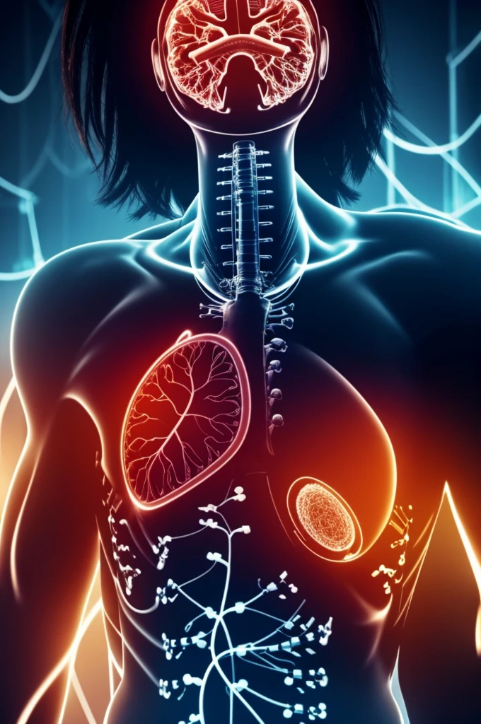 Generate a document with only the names of the respiratory system