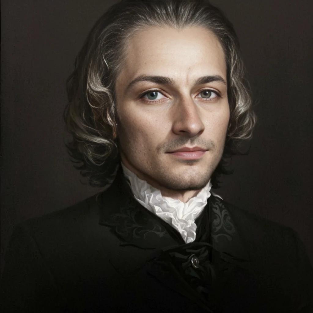 Arafed portrait of a man in a black coat and white collar, johann heinrich füssli, johannes ex, henri berthaut, sebastian kruger, inspired by Matthias Stom, inspired by Johann Bodin, peter paul rebens, inspired by Johann Pucher, inspired by Johann Heinrich Meyer, johann tischbein, Portrait photo, Thomas Kinkadegreg
