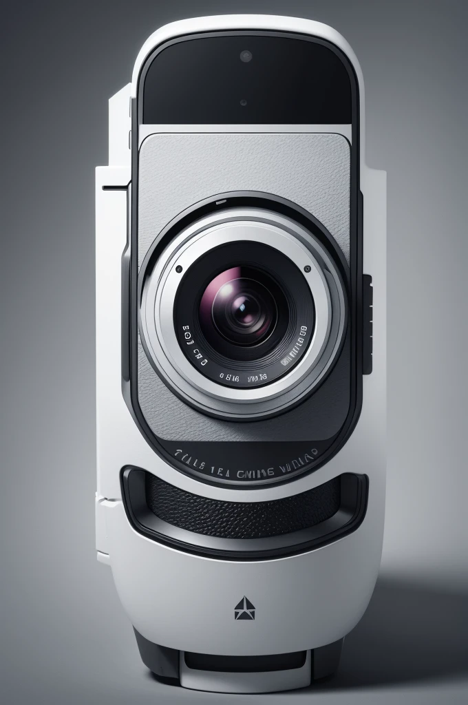 Logo representing a camera, image style: drawning