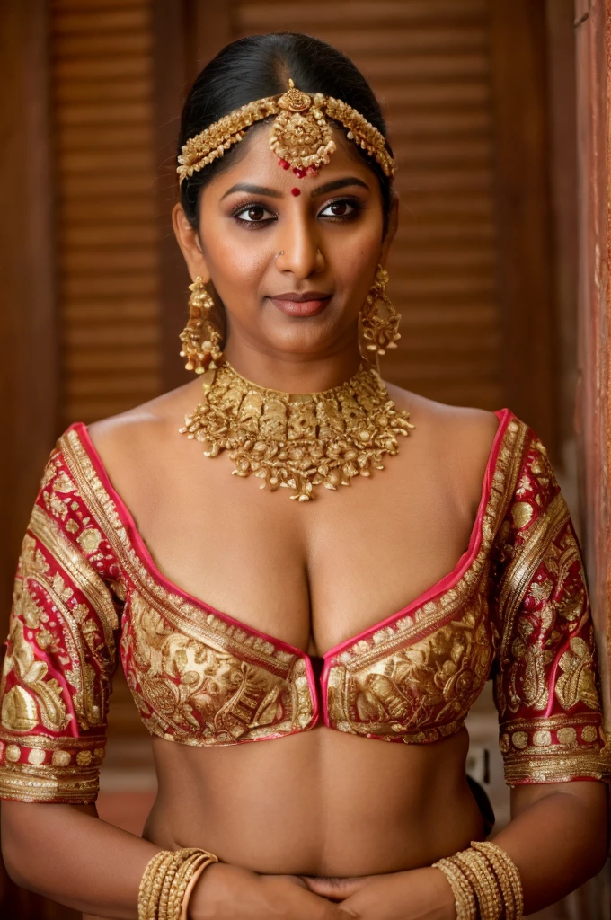 Foto RAW, photorealistic, photography, full body shot, 50 years old Woman, master shot, perfect eyes, goddess like beauty, pierced eyes, perfect thick chubby mallu Desi aunty bhabhi, Wearing a Stanapatta, a chest-band.Saree model, model Photography, Indian saree shoot, Indian traditional wear advertising photography, traditional wear brand shoot, face of Indian actress Eshanya Maheshwari, masterpiece, realistic, realism, incredible details, pleasure, photorealism, detailed skin, skin pores, high contrast, photorealistic Artstation 8k HD digital art trend of high definition and detailed realistic skin texture, ultra detail, realistic skin texture, armature, best quality, ultra high definition, (photorealistic:1.4),, high resolution, detail, raw photo, sweat, Re sharp, by Lee Jefferies Nikon D850 Film Stock Photo 4 Kodak Portra 400 Camera F1.6 Lens Rich Color Ultra Real Realistic Realistic Textures Dramatic Lighting Unreal Engine Trending at Art Station Cinestill 800,(pele altamente detalhada: 1.2), 8k UHD, DSLR, soft-lighting, alta qualidade, grain of film, Fujifilm XT3,she didn't like to wear blouse or bra, she is happy to wear only saree, she hates blouse or bra, detailed hairy armpits, hyper realistic skin, skin pores, sweat, veins, short hairs on armpit, stubble armpits, hyper realistic hairy armpits,