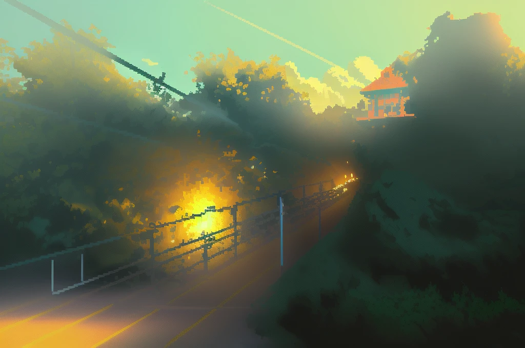 Pixel art, Gateway to the Andaman, Trang Province, 8bit