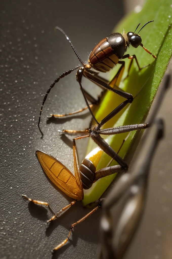Insect photos taken from a macro camera 
