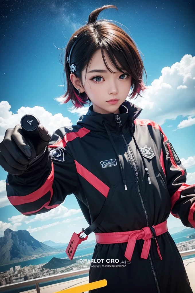 ((A girl playing on the slopes)), (beautiful girl, Cute face), Perfect Style, ((Detailed eyes and face, Professional photography techniques, Cinema Lighting)), Detailed hands, (Highest quality, 8K, masterpiece:1.2, RAW Photos), (Reality:1.4), View the viewer, ((Cute Snowboard Wear:1.2)), (Perfect Anatomy:1.3)