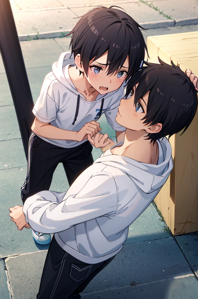 cool,,,Refreshing athletic guy,boy,boys,charm,Slim figure,Japanese high school student style,,Casual clothes,,,White hoodie,,Smooth,Skin texture,Functional beauty,youth,Vibrancy,The male protagonist,,,shine,Action,The two boys are brainwashed into falling in love with each other.,,,From friendship to love,,,To the boys I like,,,heavy love,A love story for boys only,,,Lust sex,,sexual excitement,,male器,,,,,Yaoi,,,,,Yaoi,,,Even though they resisted, they were raped.,,,,,,Gay to gay play,,,NSFW,,,,,,,Handsome drama,Actually a gay drama,,,,,,here_yuuki,Kirito,Breeze,Piece of bone,Natural light,face,hand,eye,blush,tears,,,Saliva,,,Accuracy,,Super detailed,Biological,male,focus,4K,8K,Highest quality,,