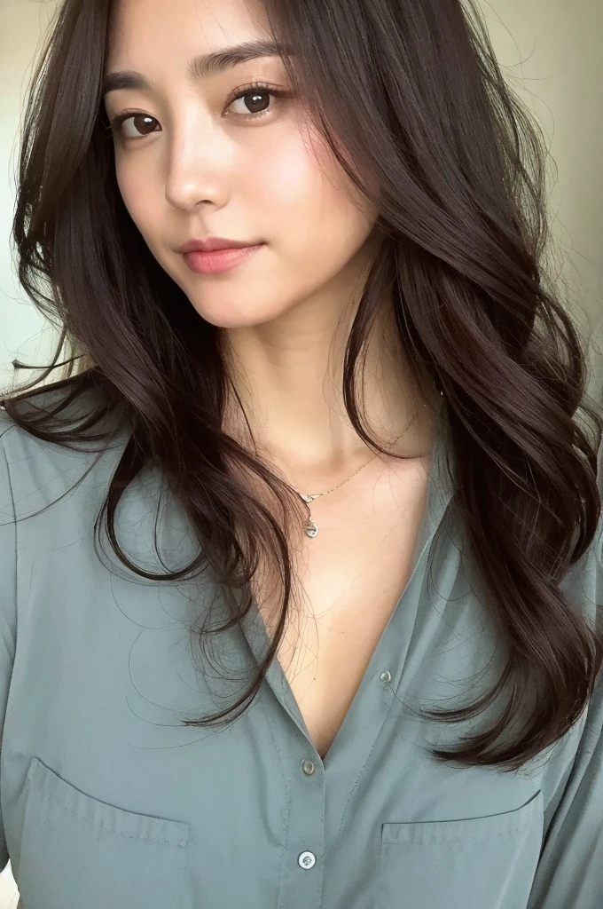 ((Highest quality)),Detailed image quality、Depth of written boundary:f4, Woman with beautiful face, perfect body,Mine Fujiko、Light clothing