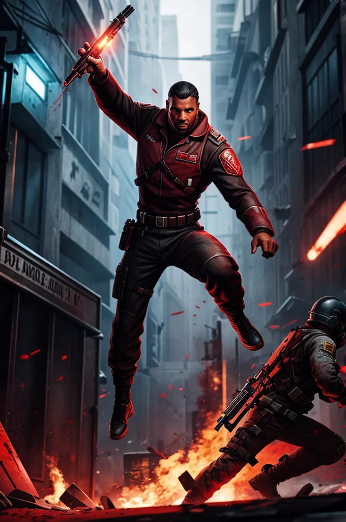A unique image from the game blood strike
