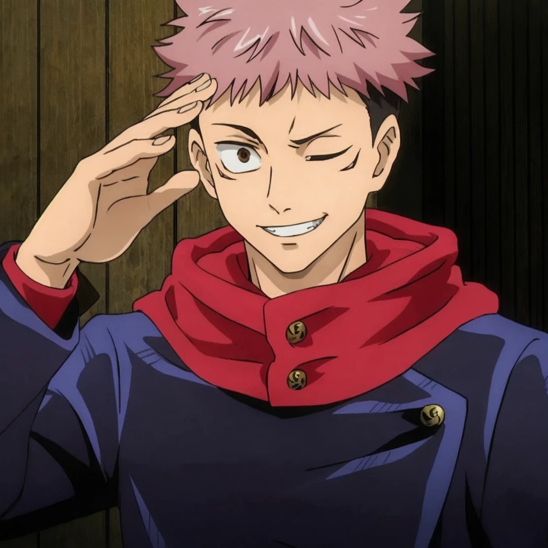 (Masterpiece), High Quality, Geto (Jujutsu Kaisen) -- S2, (Detailed Character Design),, Realistic Animation, (Sharp Features),, Intense Expressions, (Detailed Clothing), Jujutsu Uniform, (Sweat Droplets), (Serious facial expression),, Battle Scene, (High contrast lighting),, Dynamic Movement, (Intricate Background),, Detailed Shadows, (High resolution),, Detailed Facial Features, (Realistic Textures),, Poised for Action, (Detailed Muscles),, Geto's Tattoos (Irezumi) Popping Out, (High Definition),