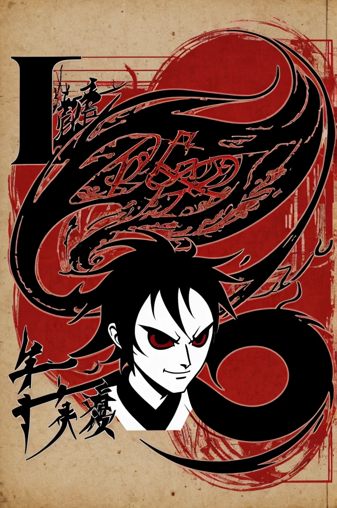 Make me a background for my page that says "ryuki" in the ghastly panic font