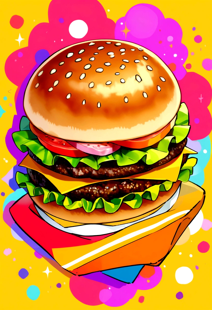 a hamburger