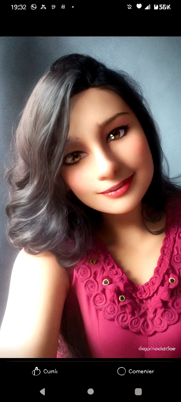 beautiful brunette woman dressed as princess disney pixar style, long black hair, red lipgloss stick, Grinning, sultry gaze, background beach, best qualityer, high quality 8k