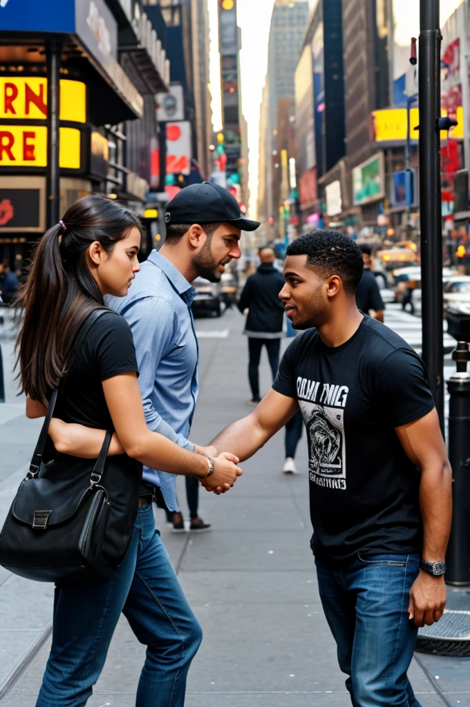 Man harasses girl in New York City