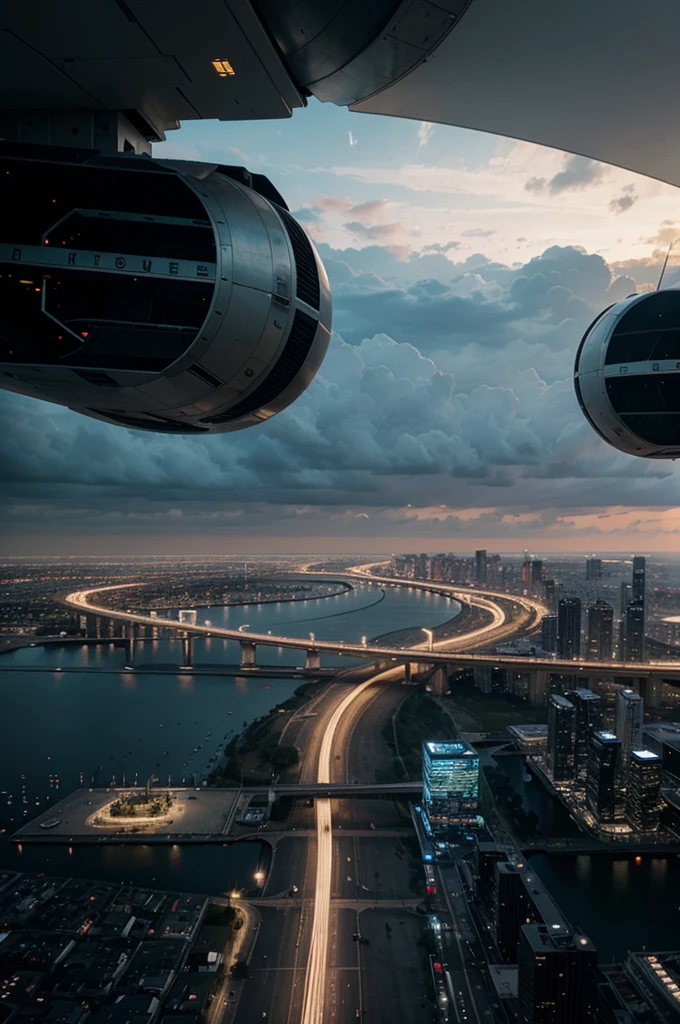 A city of the future in the 290th century