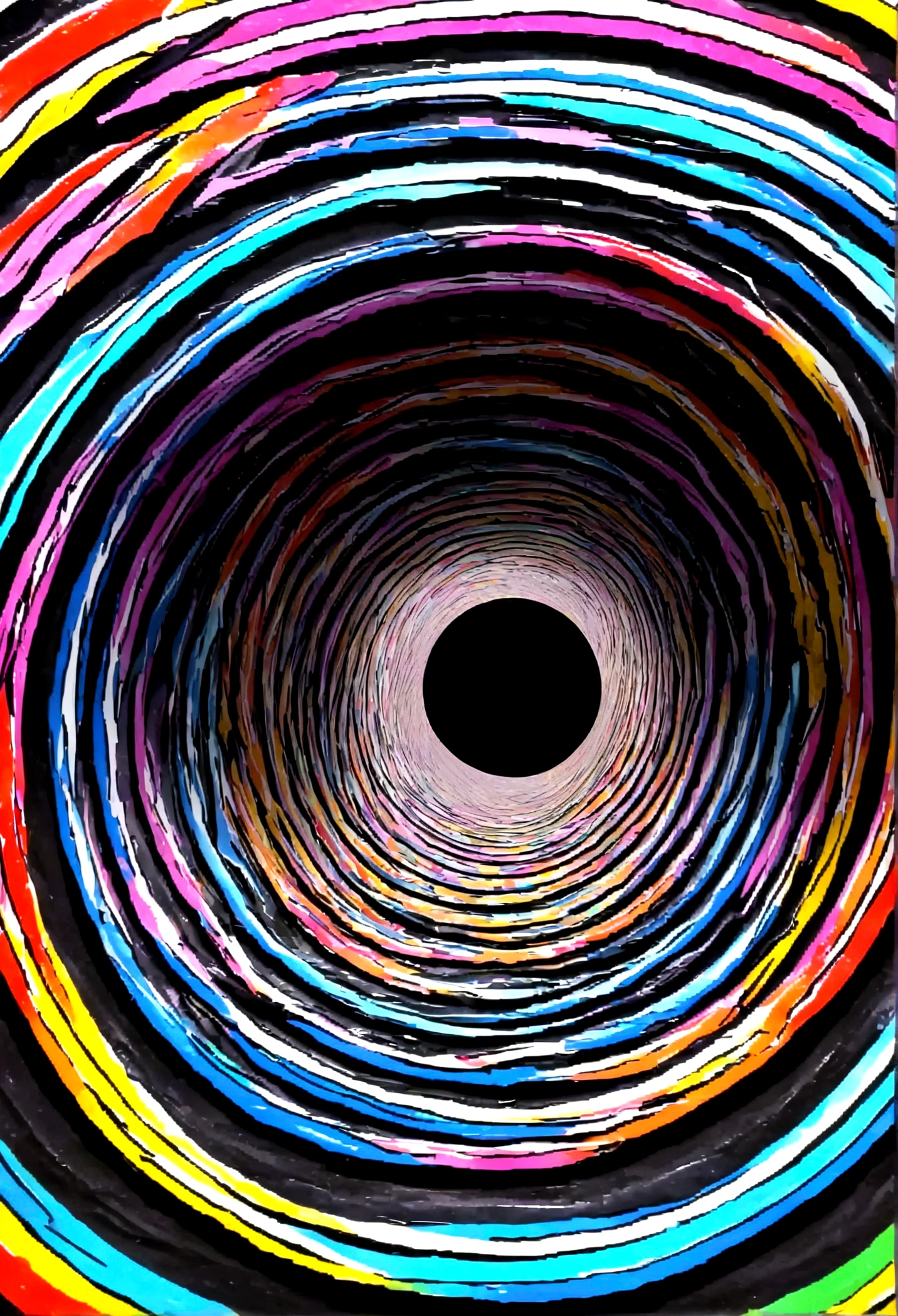 Trick Art　3d　high resolution　Hallucinations　hole　universe　