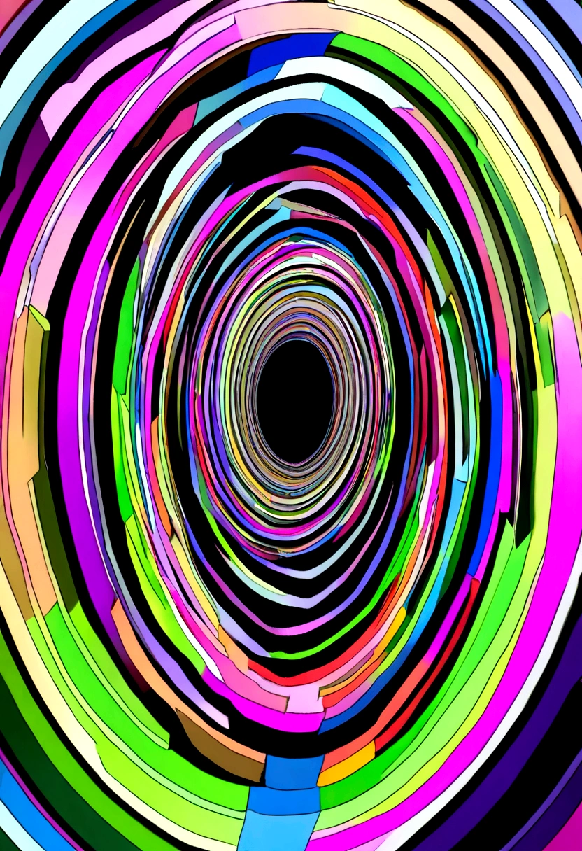 Trick Art 3d high resolution Hallucinations hole universe