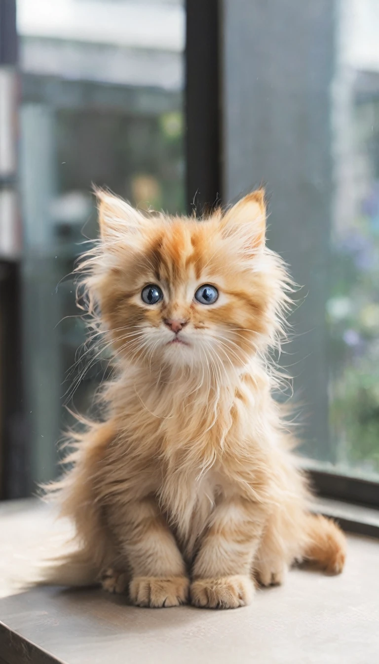 kitten、Three-haired cat
